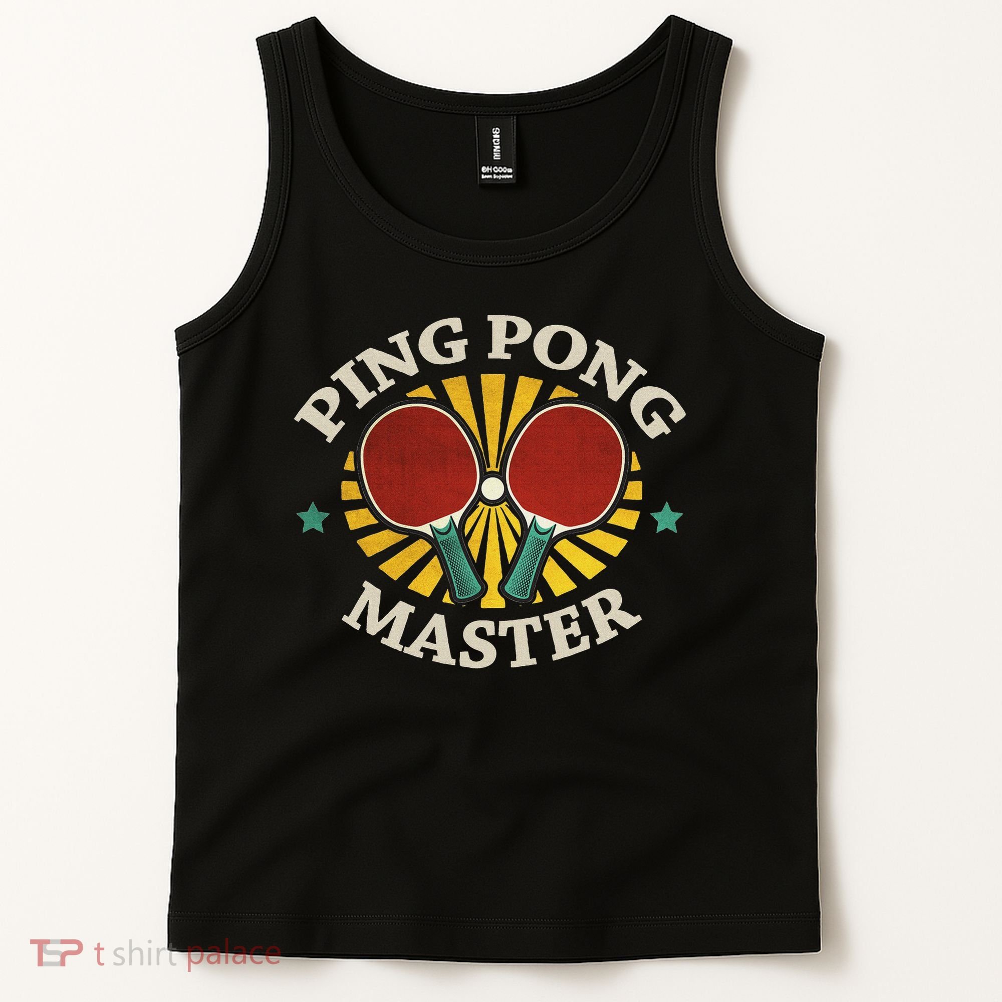 Funny Ping Pong Master Gift Table Tennis Players Tank Top