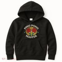 Funny Ping Pong Master Gift Table Tennis Players Kids Hoodie thumb 0