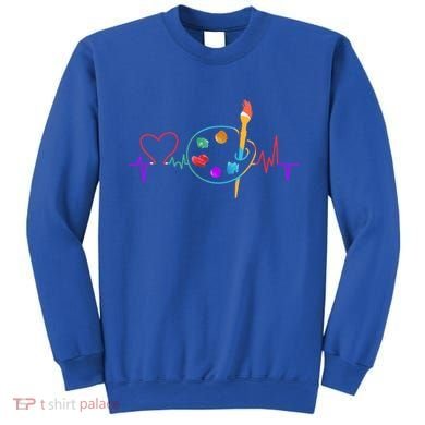 Funny Paint Palette Brush Artist Painter Gift Gift Sweatshirt