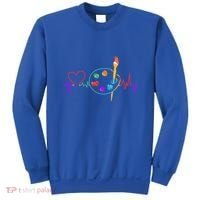 Funny Paint Palette Brush Artist Painter Gift Gift Sweatshirt thumb 0