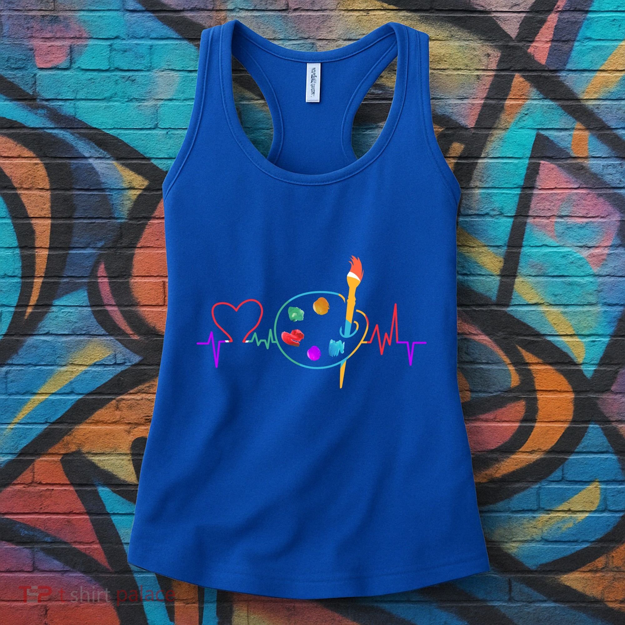 Funny Paint Palette Brush Artist Painter Gift Gift Women's Tank Top