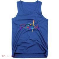 Funny Paint Palette Brush Artist Painter Gift Gift Tank Top thumb 0
