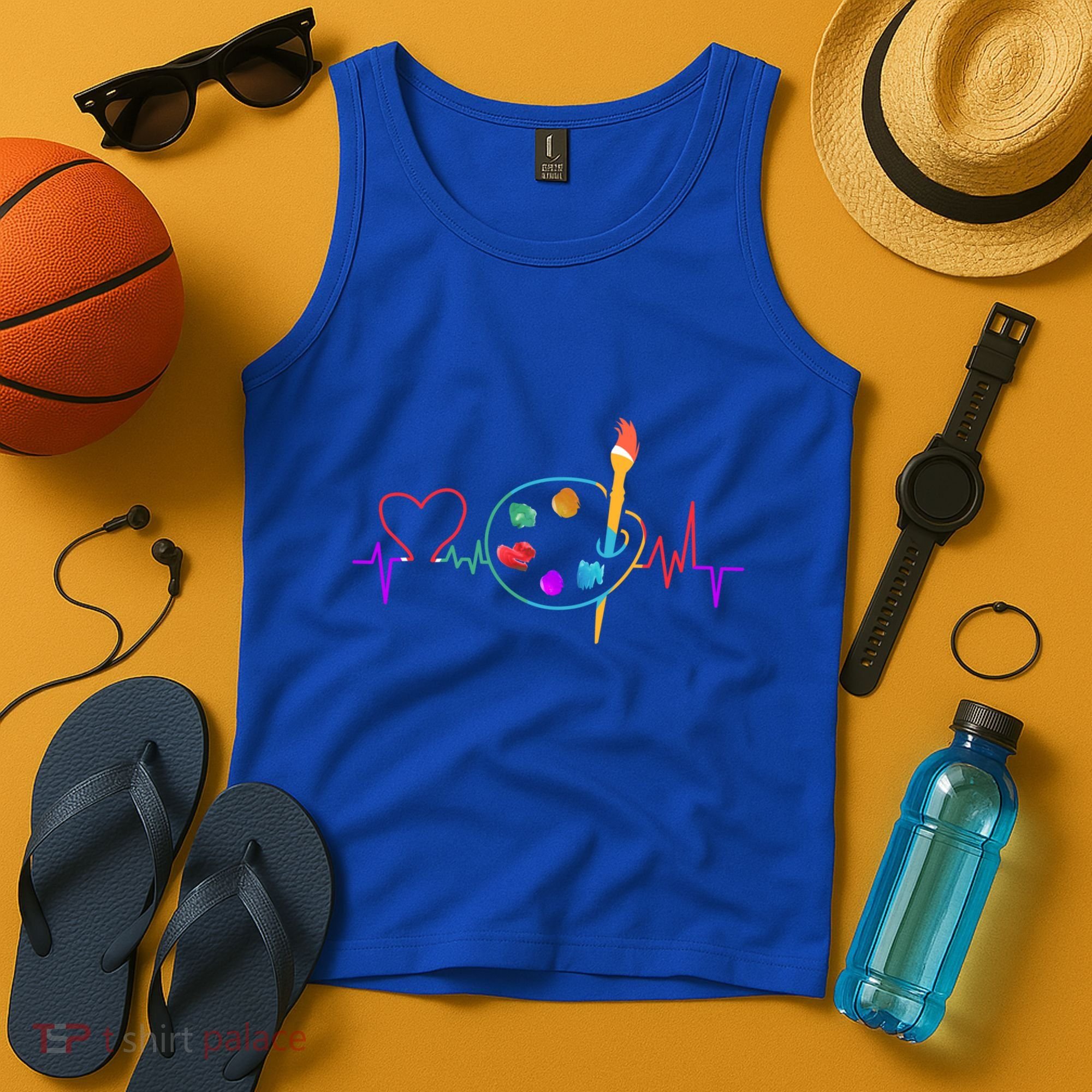Funny Paint Palette Brush Artist Painter Gift Gift Tank Top