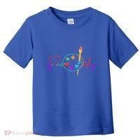 Funny Paint Palette Brush Artist Painter Gift Gift Toddler T-Shirt thumb 0