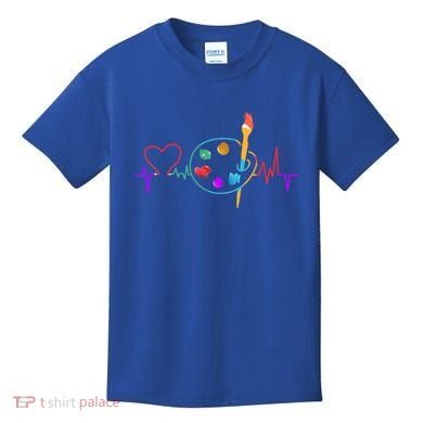 Funny Paint Palette Brush Artist Painter Gift Gift Kids T-Shirt