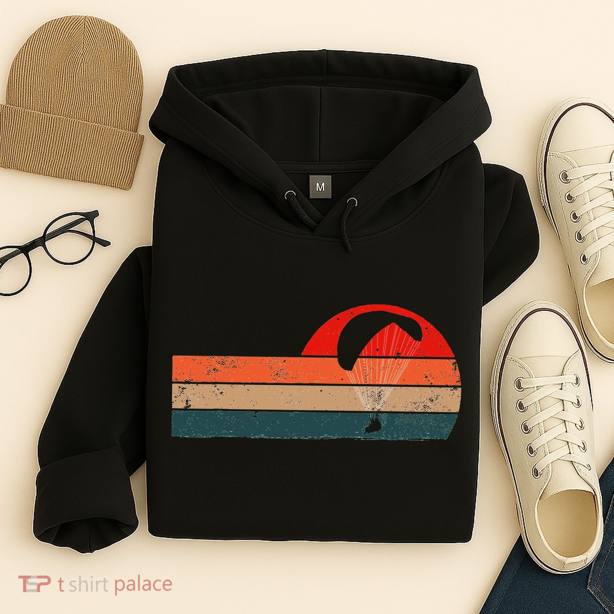 Funny Paraglider & Paragliding Parachtuting & Skydiving Hoodie