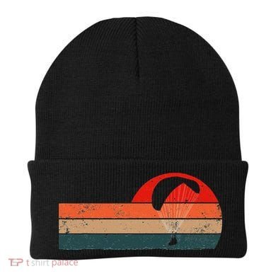 Funny Paraglider & Paragliding Parachtuting & Skydiving Beanie