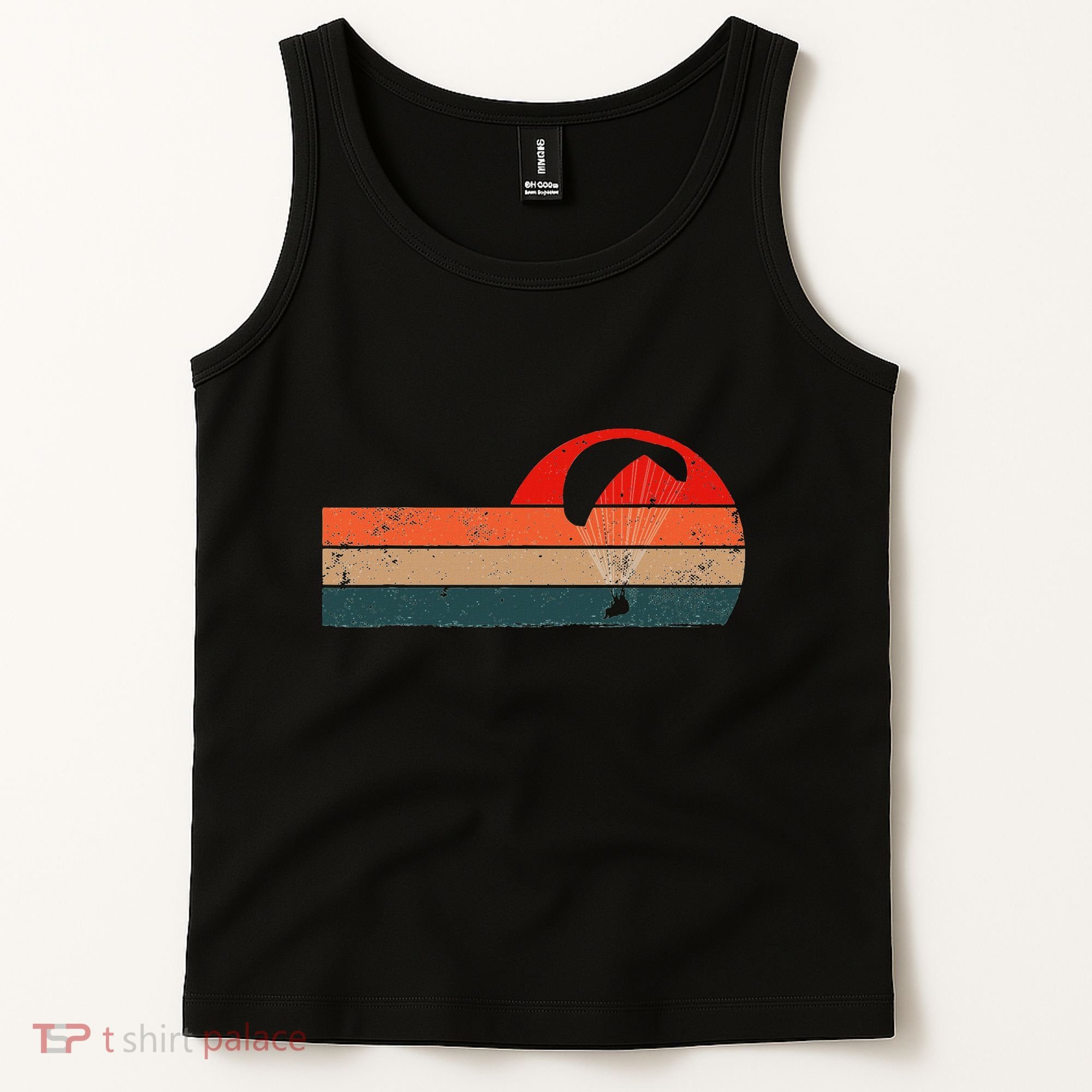 Funny Paraglider & Paragliding Parachtuting & Skydiving Tank Top