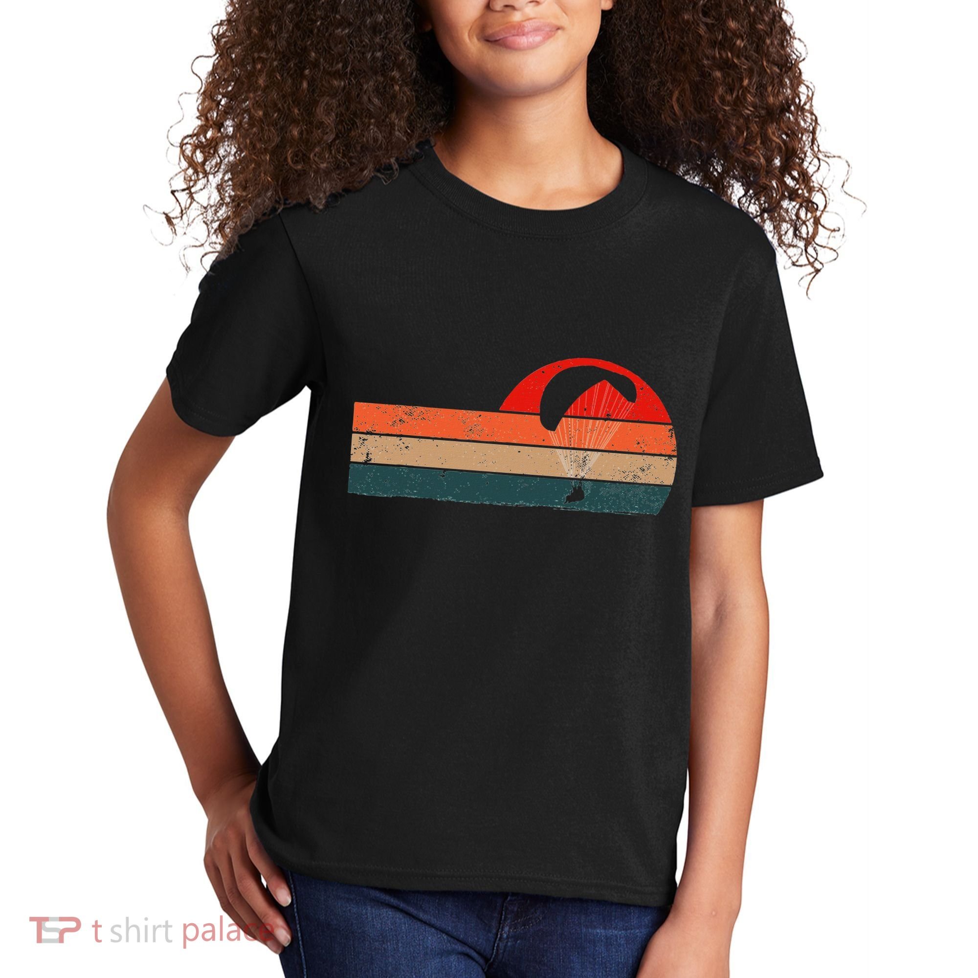 Funny Paraglider & Paragliding Parachtuting & Skydiving Kids T-Shirt