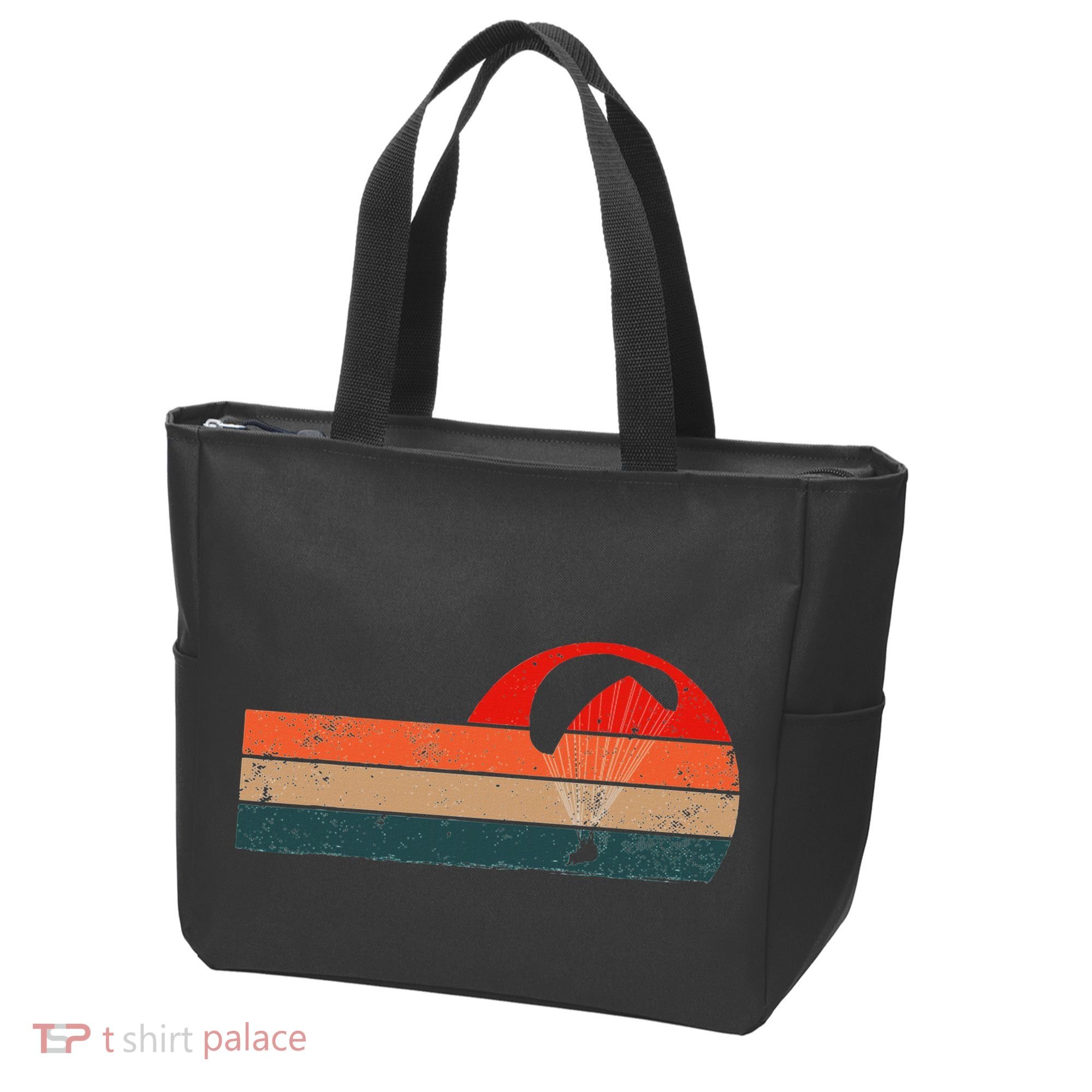 Funny Paraglider & Paragliding Parachtuting & Skydiving Tote Bag