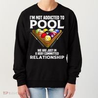 Funny Pool Player For Men Cool Addicted To Billiards Women's Sweatshirt thumb 0