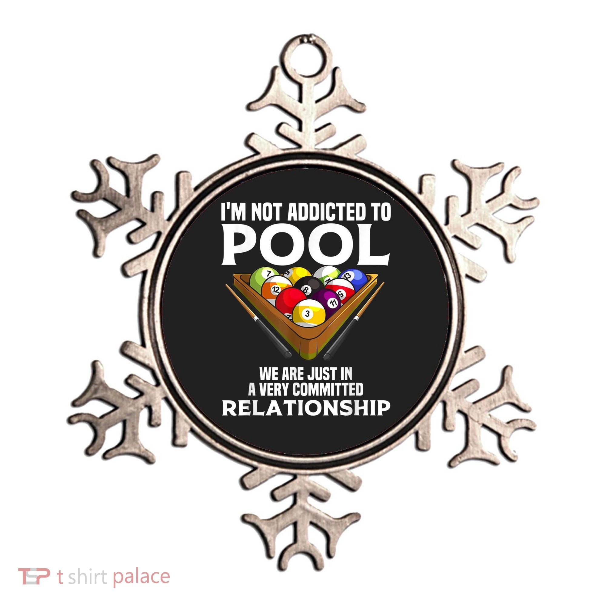 Funny Pool Player For Men Cool Addicted To Billiards Ornament