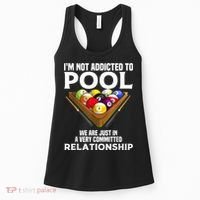Funny Pool Player For Men Cool Addicted To Billiards Women's Tank Top thumb 0