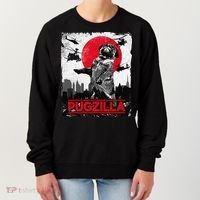 Funny Pugzilla Pug Dog Women's Sweatshirt thumb 0