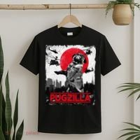 Funny Pugzilla Pug Dog T-Shirt thumb 2