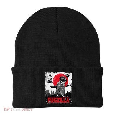 Funny Pugzilla Pug Dog Beanie