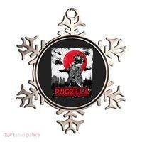 Funny Pugzilla Pug Dog Ornament thumb 0