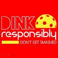 Funny Pickleball Player Dink Responsibly Don't Get Smashed Santa Hat thumb 1