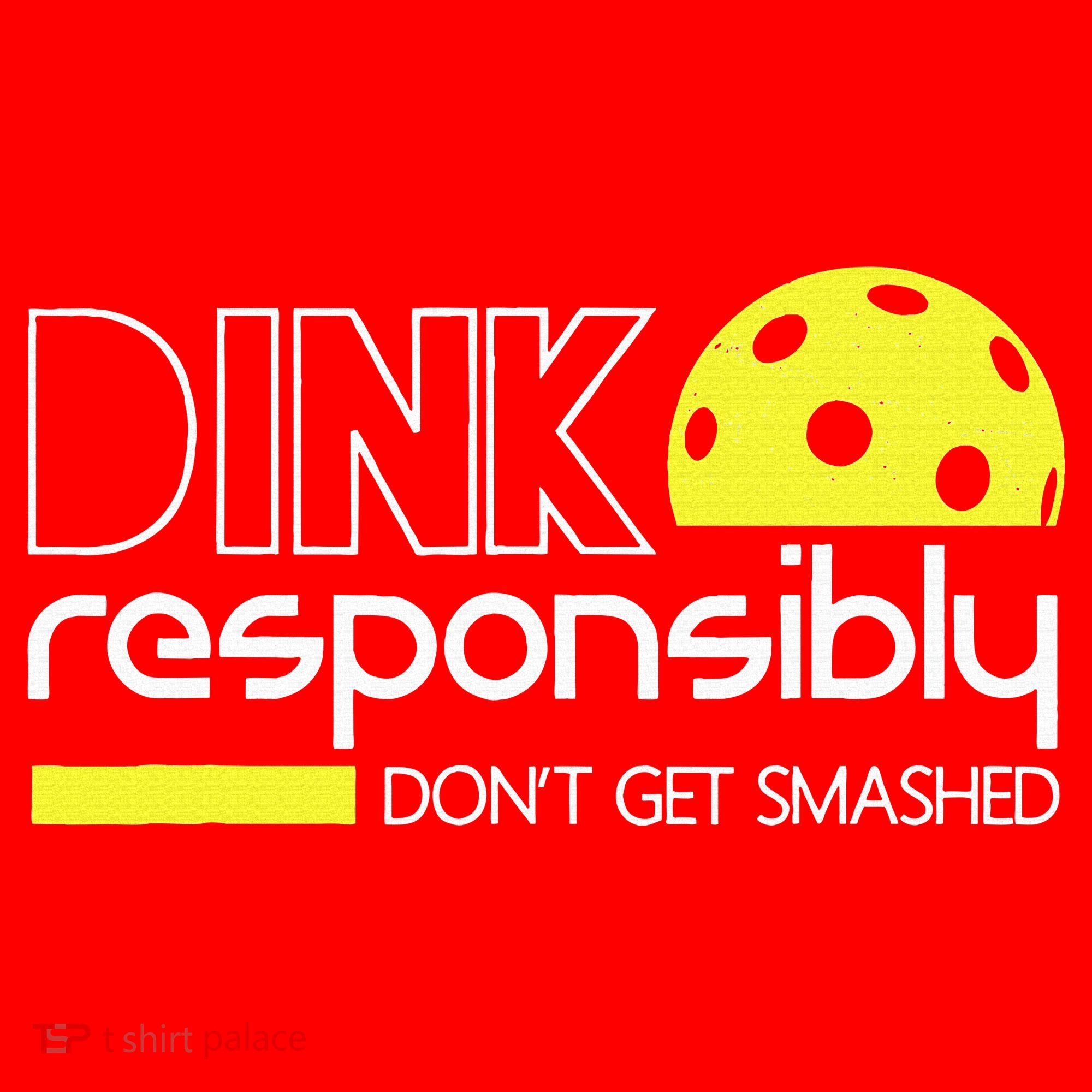 Funny Pickleball Player Dink Responsibly Don't Get Smashed Santa Hat
