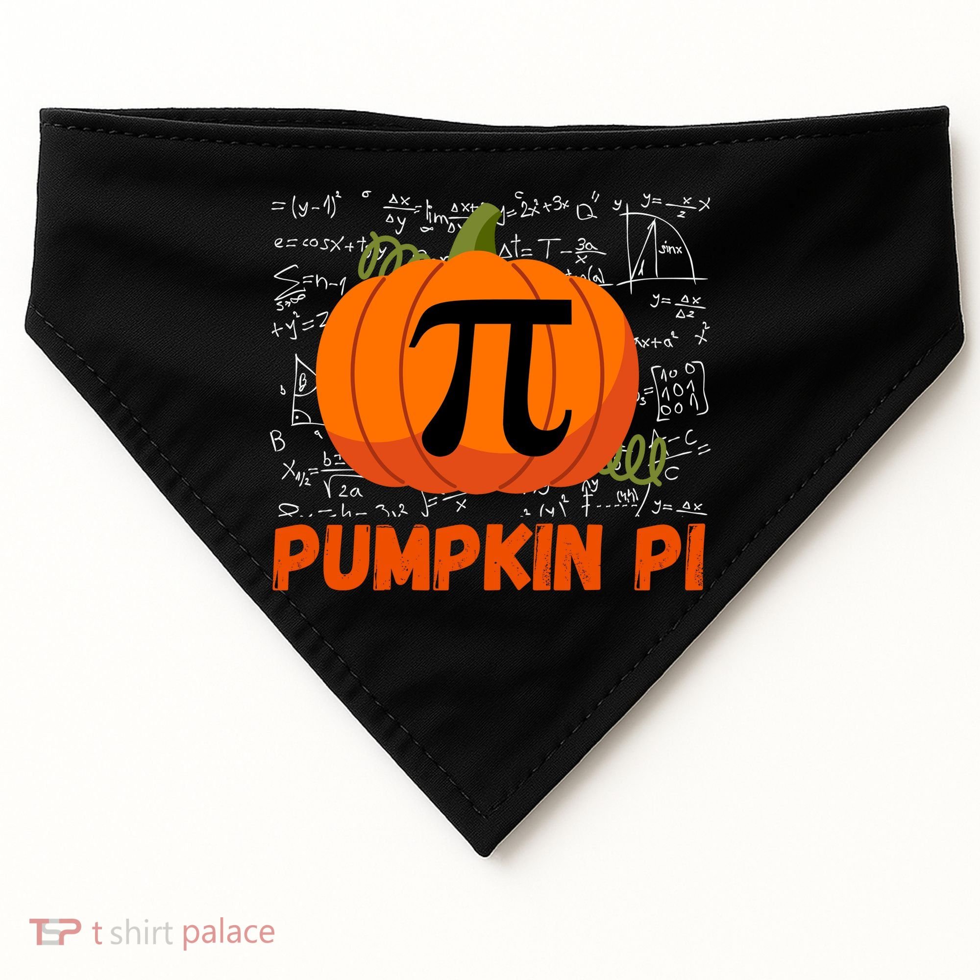 Funny Pumpkin Pie Math Pumpkin Pi Funny Halloween Costume USA-Made Doggie Bandana