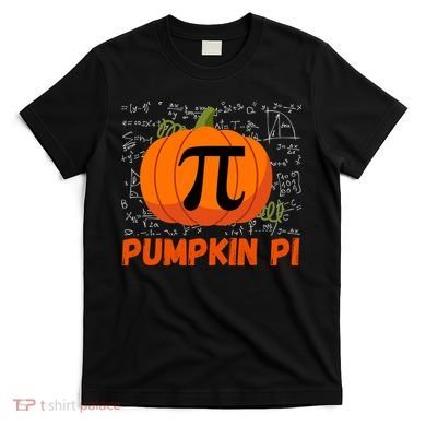 Funny Pumpkin Pie Math Pumpkin Pi Funny Halloween Costume T-Shirt