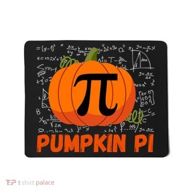 Funny Pumpkin Pie Math Pumpkin Pi Funny Halloween Costume Mousepad