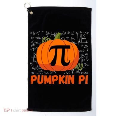 Funny Pumpkin Pie Math Pumpkin Pi Funny Halloween Costume Golf Towel