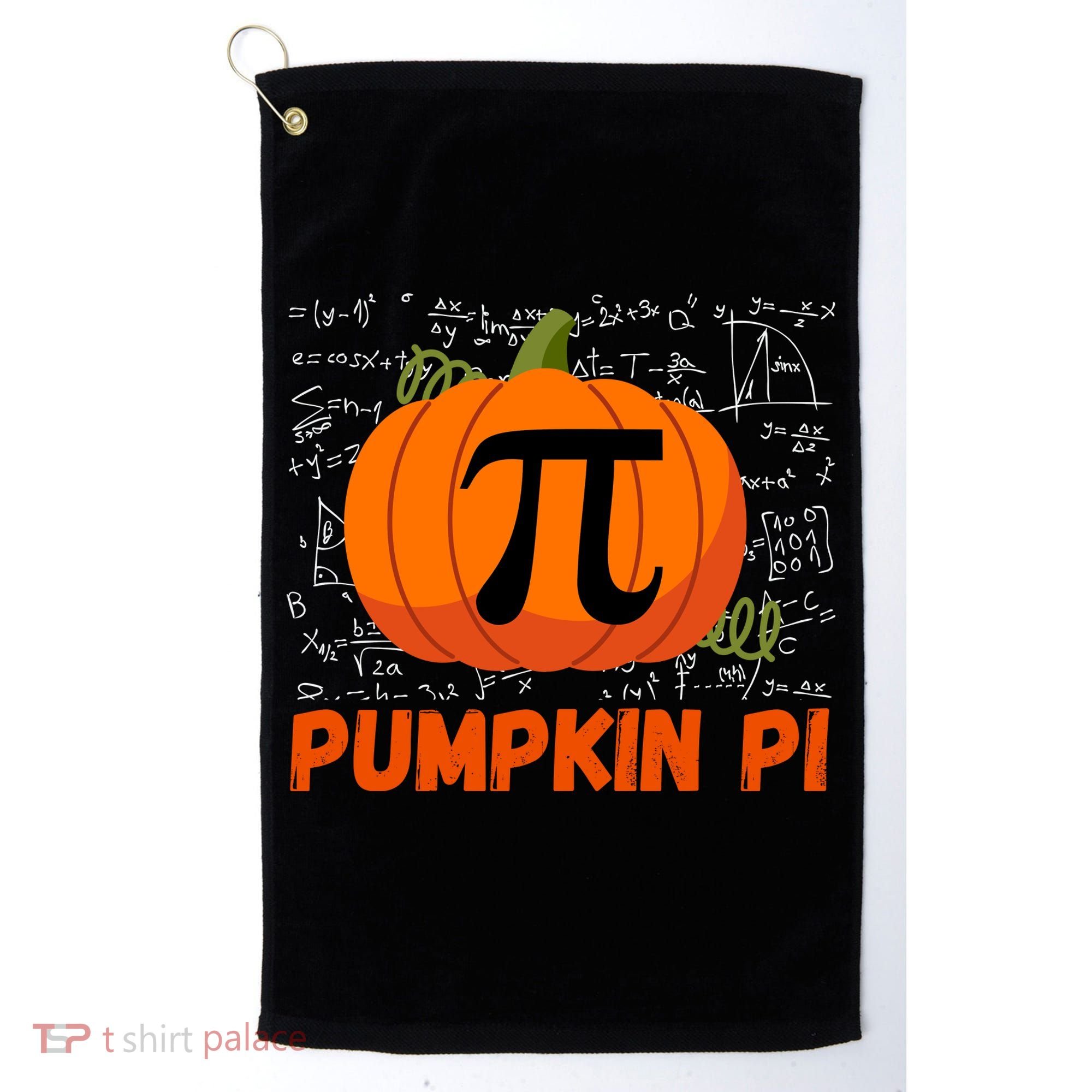 Funny Pumpkin Pie Math Pumpkin Pi Funny Halloween Costume Golf Towel