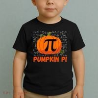 Funny Pumpkin Pie Math Pumpkin Pi Funny Halloween Costume Toddler T-Shirt thumb 2