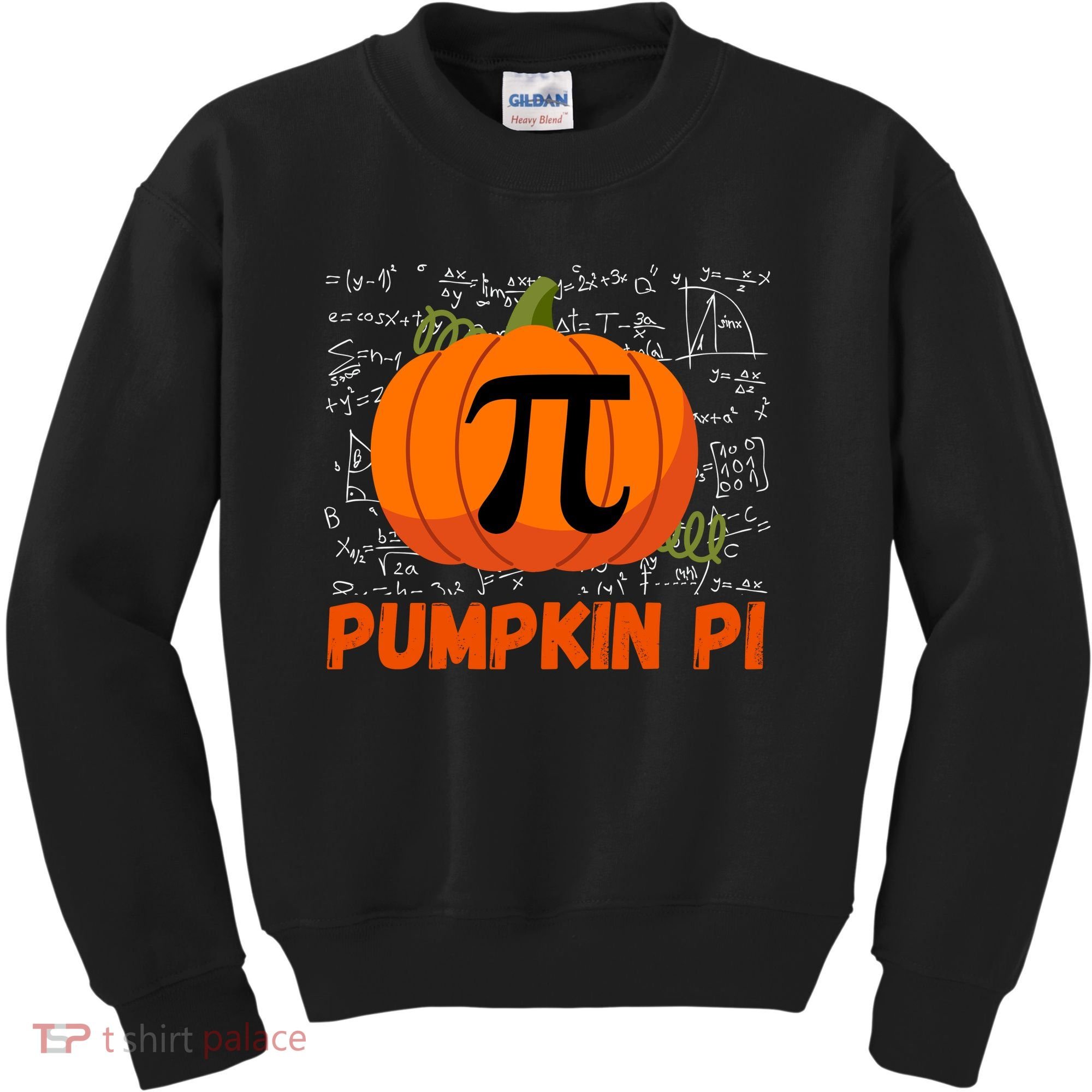 Funny Pumpkin Pie Math Pumpkin Pi Funny Halloween Costume Kids Sweatshirt
