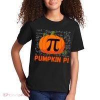 Funny Pumpkin Pie Math Pumpkin Pi Funny Halloween Costume Kids T-Shirt thumb 2
