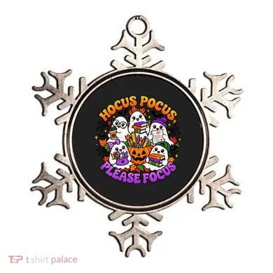 Focus Pocus Please Focus Cute Ghost Classroom Ornament