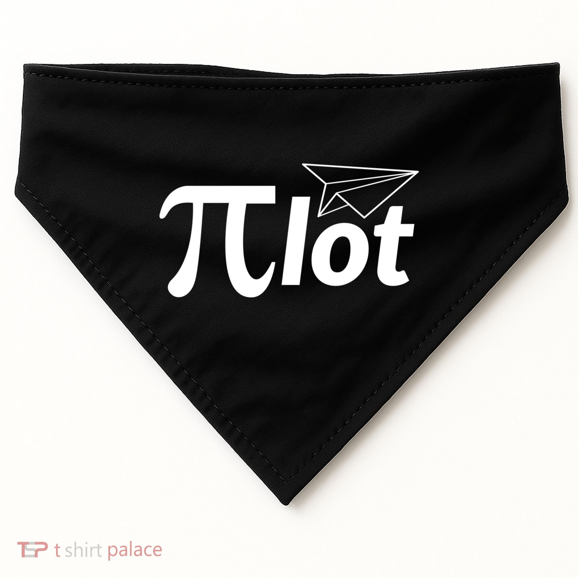 Future Pilot Pi Day Gift Pilot In Progress Airplane Lover Meaningful Gift USA-Made Doggie Bandana