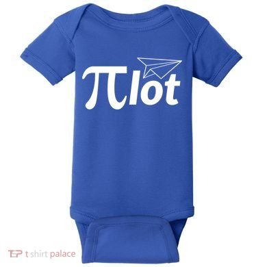 Future Pilot Pi Day Gift Pilot In Progress Airplane Lover Meaningful Gift Baby Bodysuit