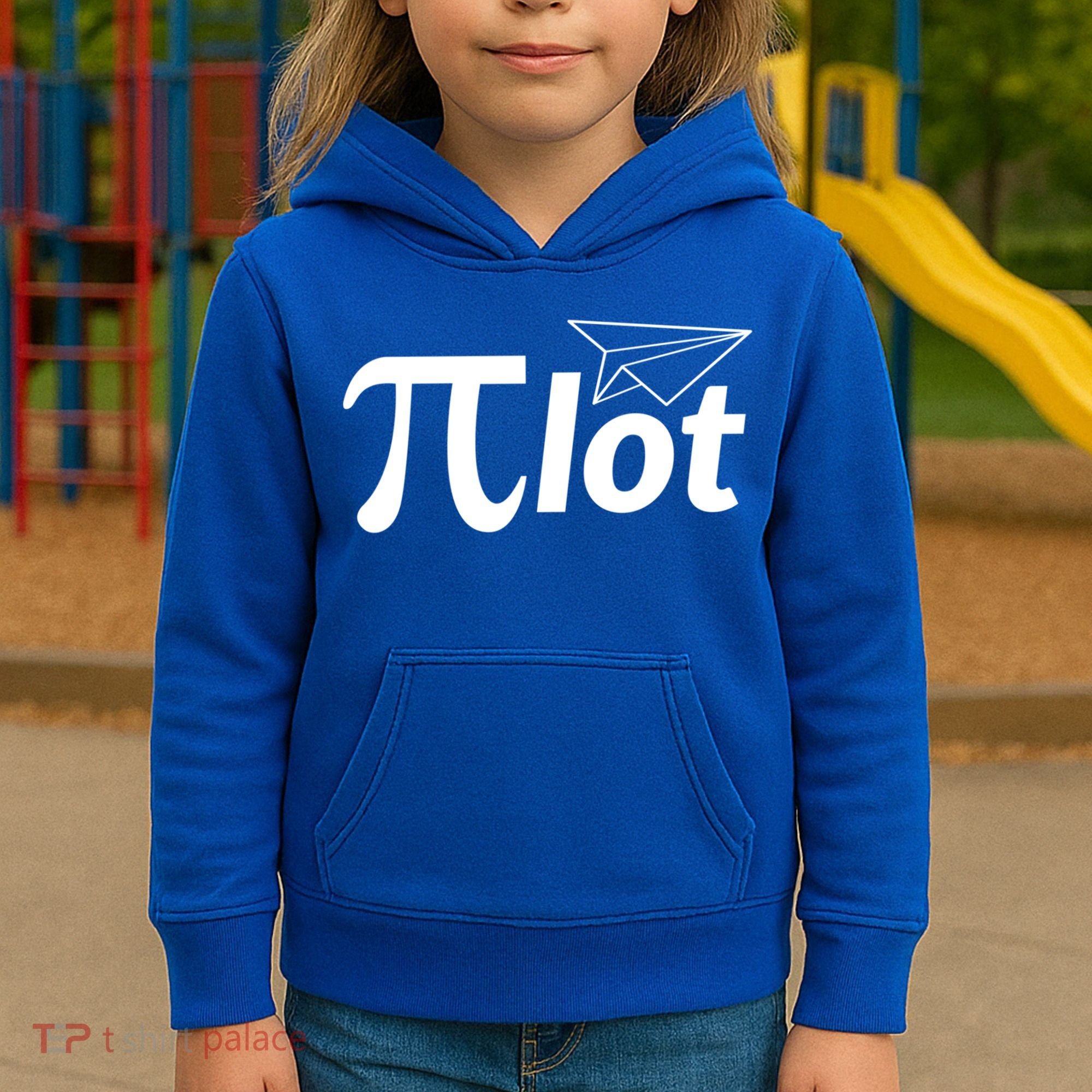 Future Pilot Pi Day Gift Pilot In Progress Airplane Lover Meaningful Gift Kids Hoodie
