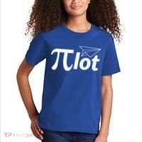 Future Pilot Pi Day Gift Pilot In Progress Airplane Lover Meaningful Gift Kids T-Shirt thumb 2