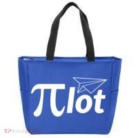 Future Pilot Pi Day Gift Pilot In Progress Airplane Lover Meaningful Gift Tote Bag thumb 0