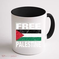 Free Palestine Palestine Flag I Love Palestine Gaza Meaningful Gift Coffee Mug thumb 1