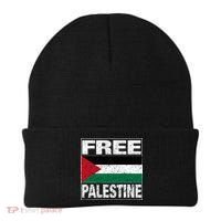 Free Palestine Palestine Flag I Love Palestine Gaza Meaningful Gift Beanie thumb 0