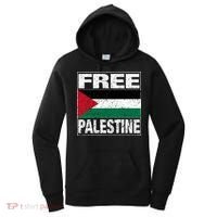Free Palestine Palestine Flag I Love Palestine Gaza Meaningful Gift Women's Hoodie thumb 0