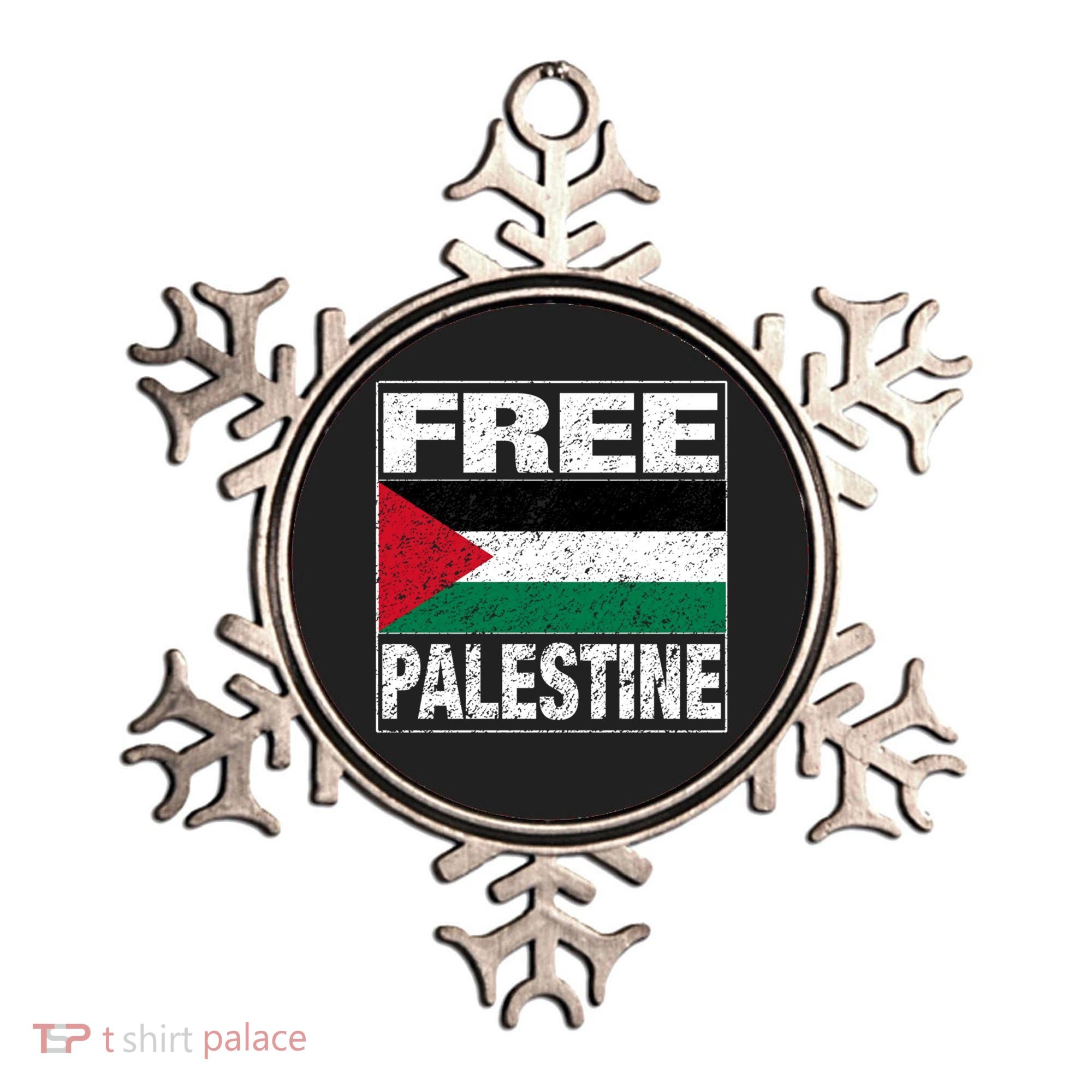 Free Palestine Palestine Flag I Love Palestine Gaza Meaningful Gift Ornament