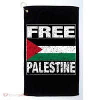 Free Palestine Palestine Flag I Love Palestine Gaza Meaningful Gift Golf Towel thumb 0