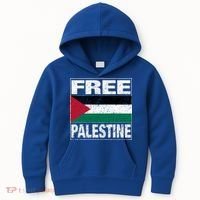 Free Palestine Palestine Flag I Love Palestine Gaza Meaningful Gift Kids Hoodie thumb 0