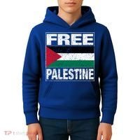 Free Palestine Palestine Flag I Love Palestine Gaza Meaningful Gift Kids Hoodie thumb 4