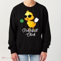 Funny Pickleball Pickleball Chick Women's Sweatshirt thumb 0