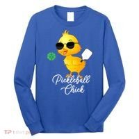Funny Pickleball Pickleball Chick Long Sleeve Shirt thumb 0