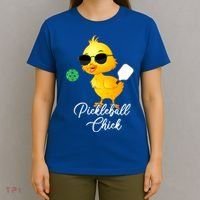 Funny Pickleball Pickleball Chick T-Shirt thumb 4