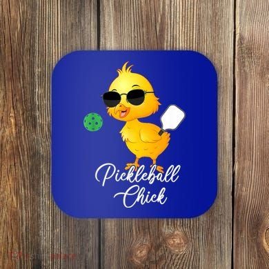 Funny Pickleball Pickleball Chick Coaster