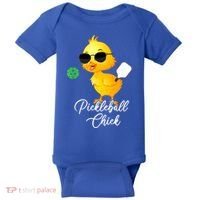Funny Pickleball Pickleball Chick Baby Bodysuit thumb 0