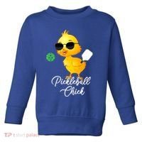 Funny Pickleball Pickleball Chick Toddler Sweatshirt thumb 0